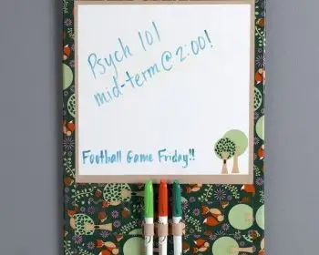 Duck Tape Dry Wipe Board
